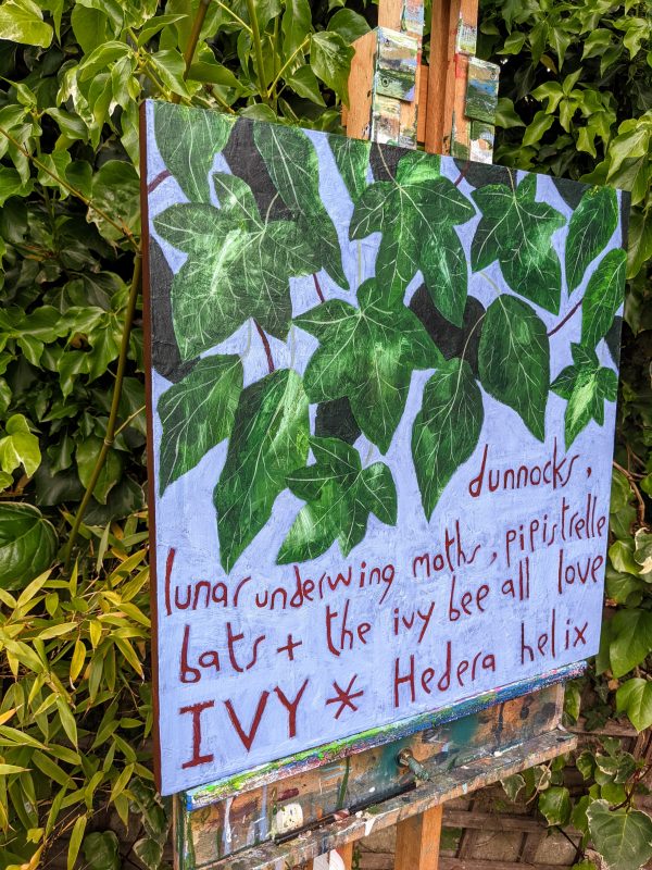 photo shows the painting: 'Hedera helix'