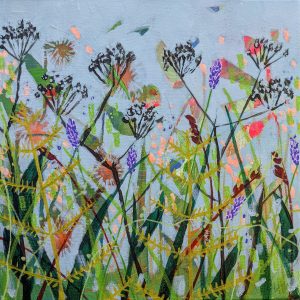 show wildflower painting called la la lavender