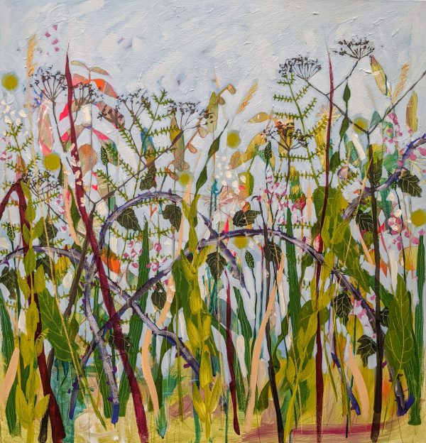 show wildflower painting called nature isn't neat
